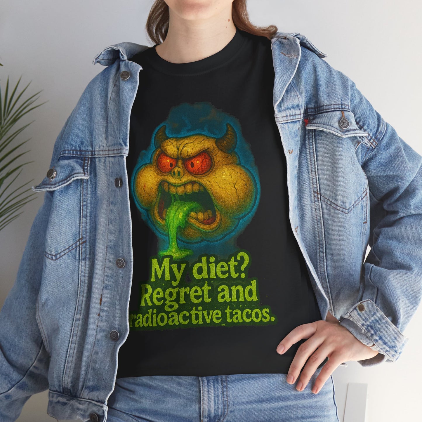 My Diet? Regret and Radioactive Tacos T-Shirt | Mutant Taco Graphic