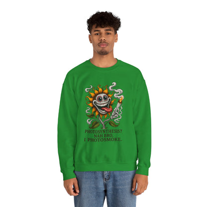 Photosmoke Sunflower Crewneck Sweatshirt