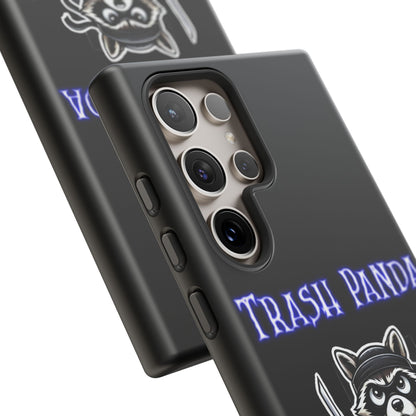 Trash Panda Ninja Phone Case — Cute Raccoon Warrior Protective Case
