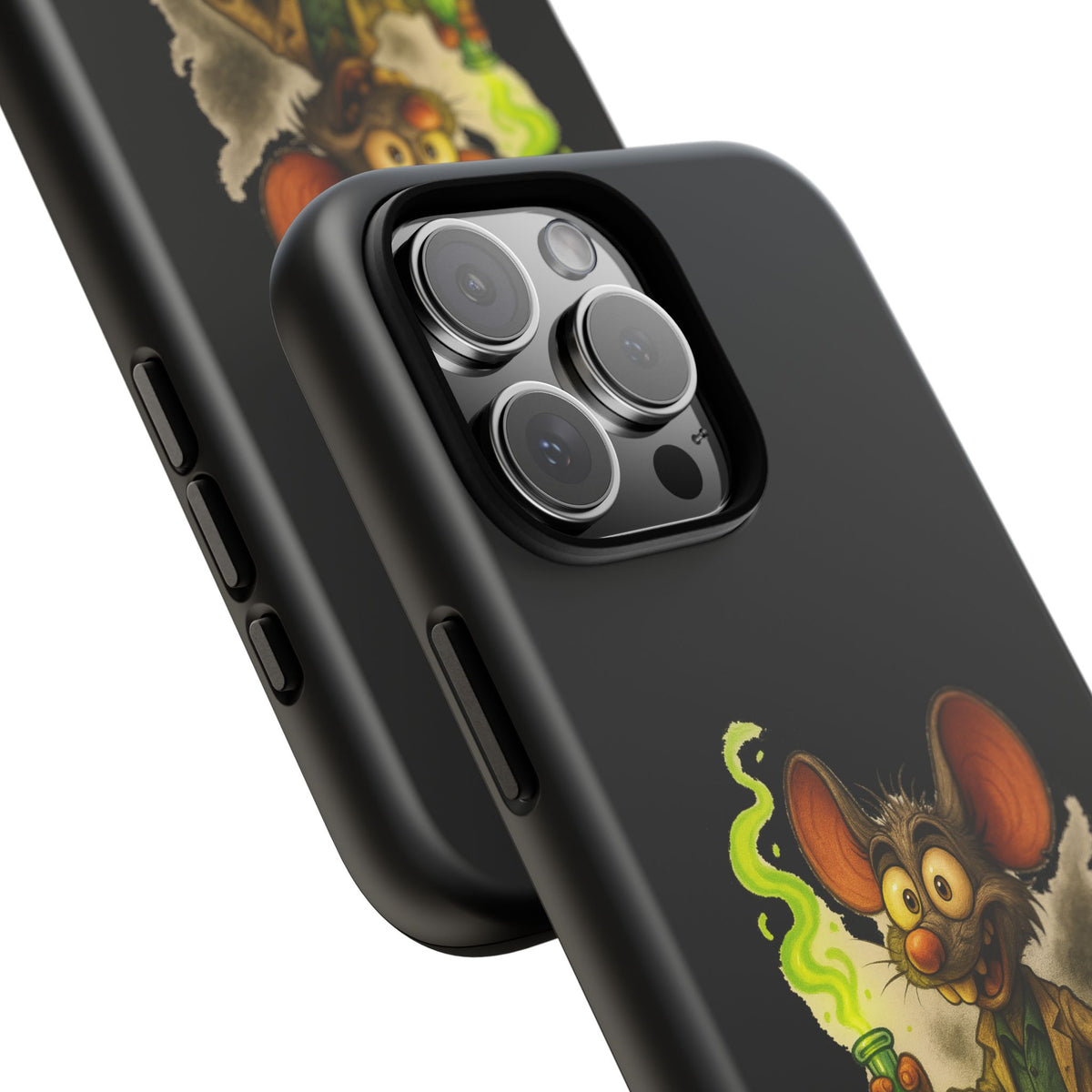 Phone Case — Funny Cartoon Rat "Oops That Wasn't Cheese" Protective Cover