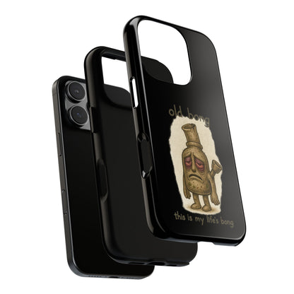 Phone Case — 'Old Bong' Funny Stoner Illustration, "This Is My Life's Bong"