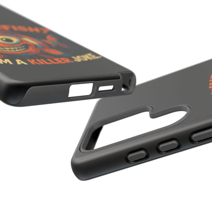 Phone Case — “Clownfish? I’m a Killer Joke.” Funny Creepy Fish Graphic