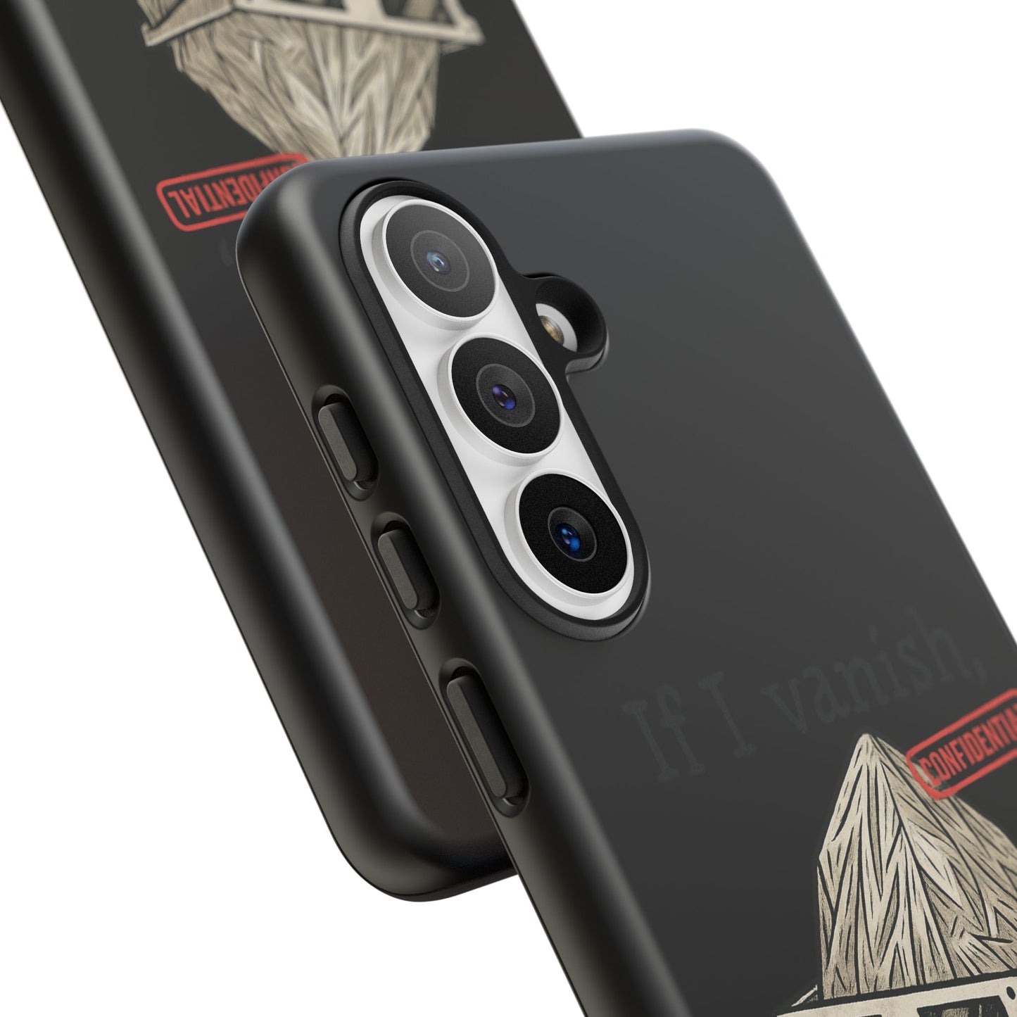 Conspiracy Tin-Foil Hat Phone Case — If I Vanish, Tell the Pigeons I Knew (Confidential)
