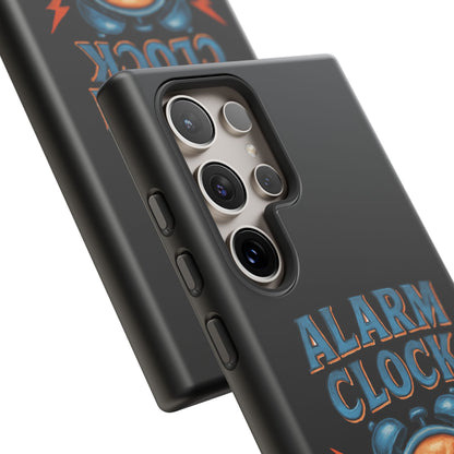 Phone Case — "Alarm Clock" Retro Screaming Clock Protective Cover