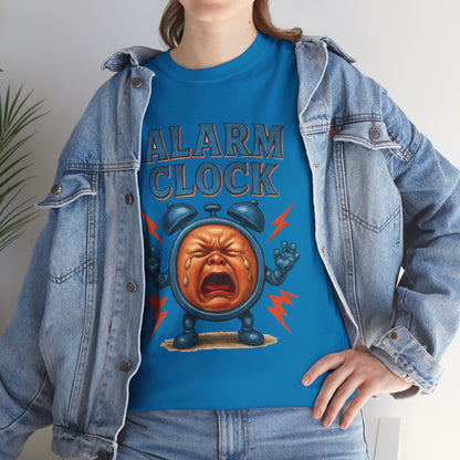 Alarm Clock crying face Tee | Funny Retro Alarm Clock design