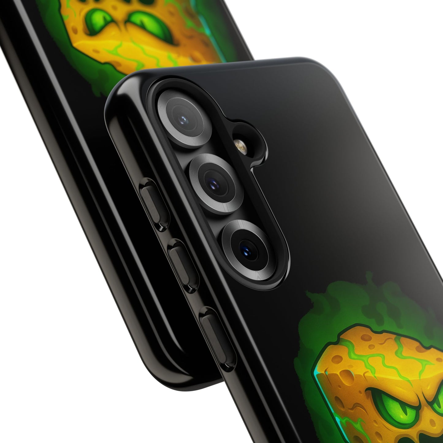 Phone Case — 'Smell That? It's Fear.' Spooky Cheese Monster Protective Case
