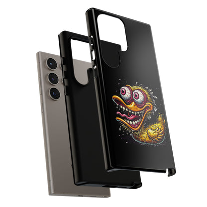 Duck Monster Phone Case — Crazy Cartoon Eye Duck Shock Design Tough Case