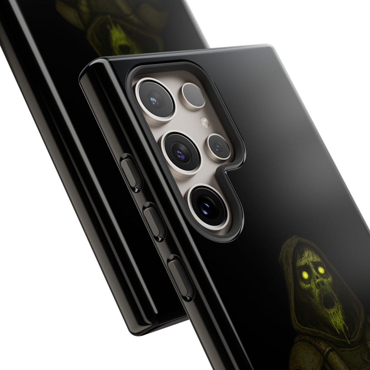Phone Case — 'Toxic? Nah, Just Prophetically Unpleasant' Neon Grim Reaper Protective Cover