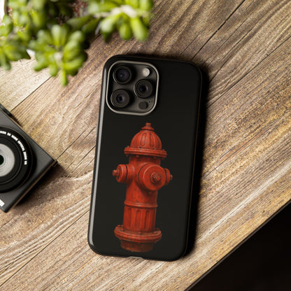 Red Fire Hydrant Phone Case — Tough Protective iPhone Cover
