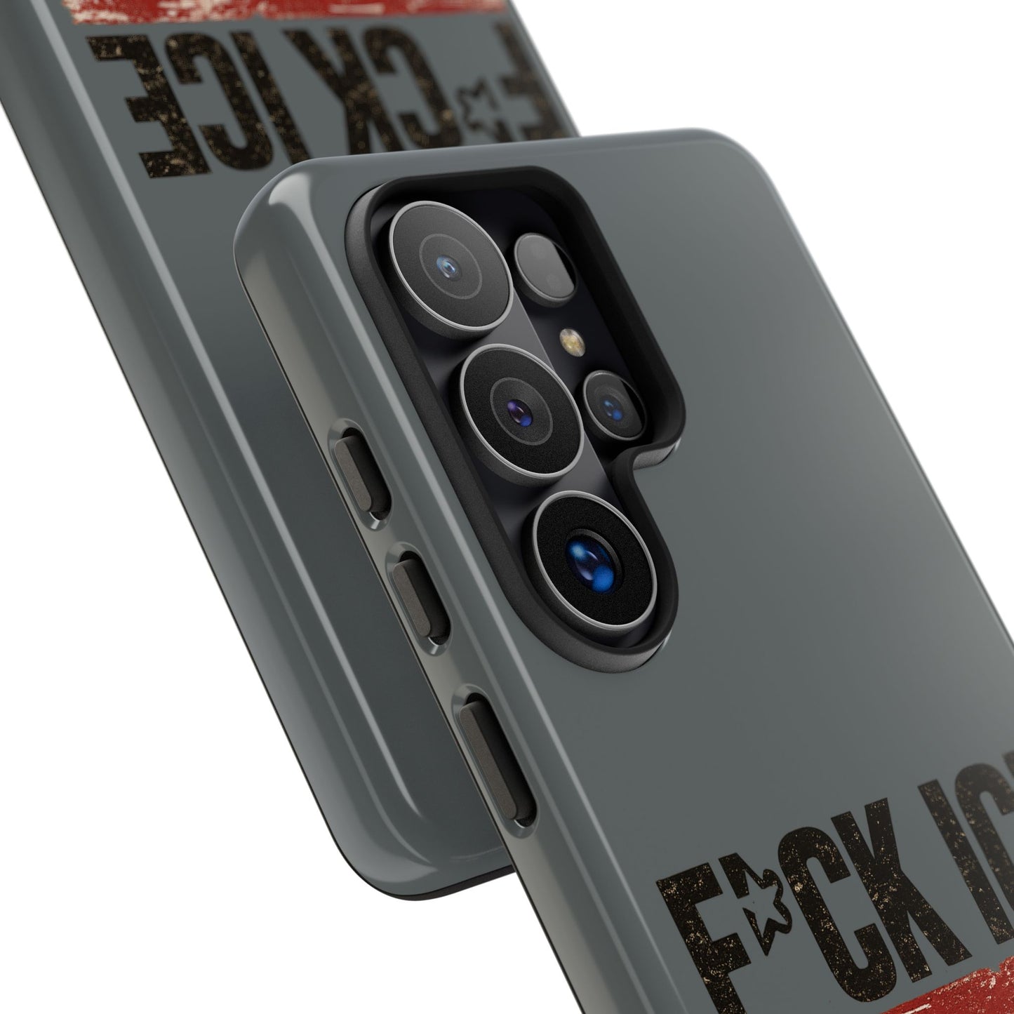 Phone Case - "F*CK ICE" Distressed Protest Design