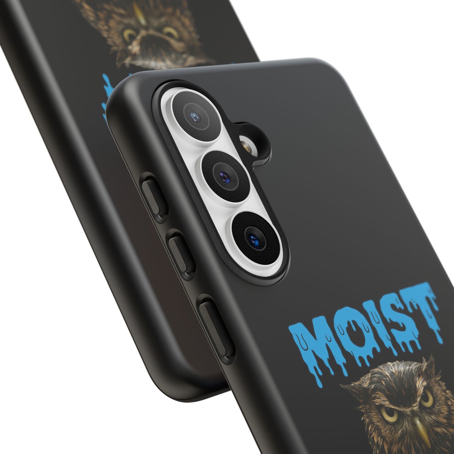 Moist Owlette Phone Case — Funny Owl Graphic Protective Case