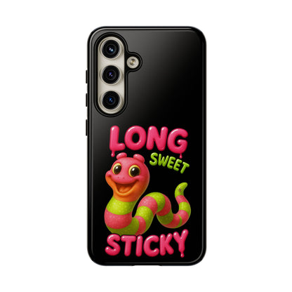 Phone Case — "Long Sweet Sticky" Cute Candy Snake Protective Case