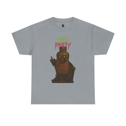 Let’s Party – Zombie Baby Oil Bottle Horror T-Shirt