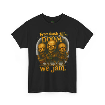From Dusk Till Doom we jam Tee | Skull Band Graphic T-Shirt