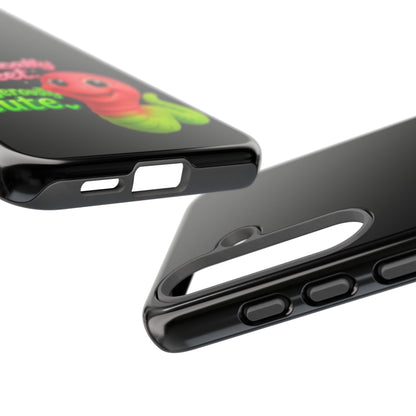 Phone Case — "Hiss-tically Sweet, Dangerously Cute" Worm Design