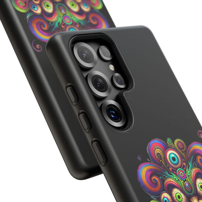 Psychedelic Jester Phone Case — Colorful Creepy Clown Tough Case