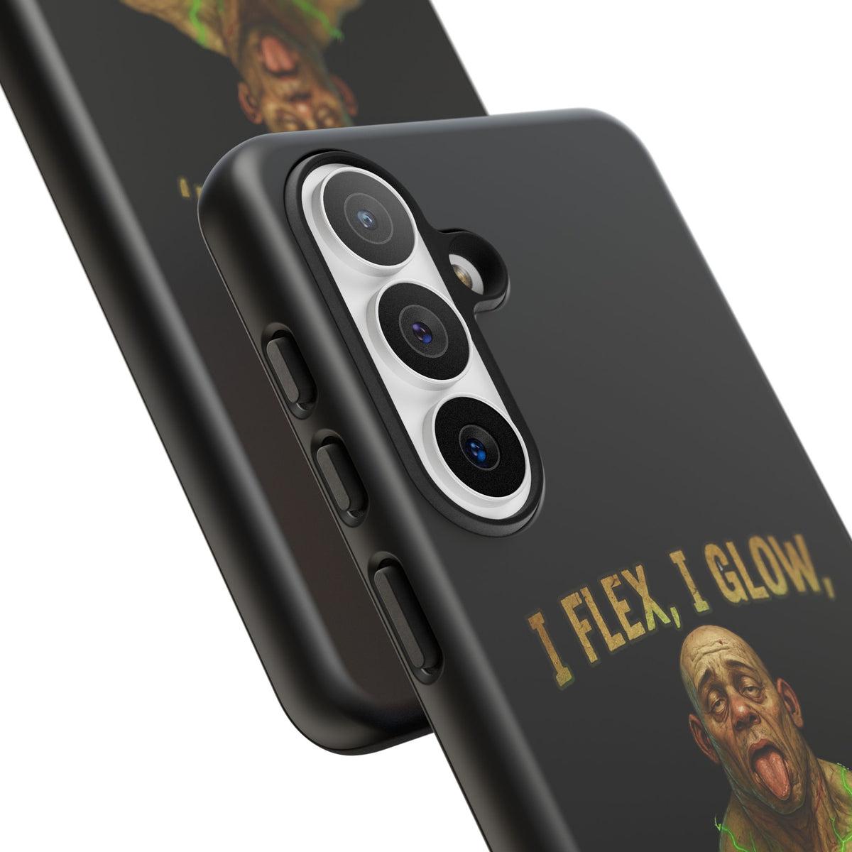 Phone Case — I Flex, I Glow Funny Muscular Guy Phone Cover