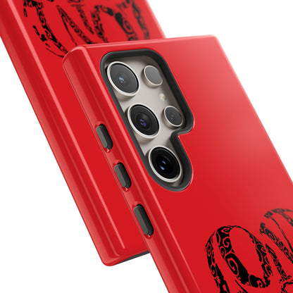 Red 'Love Justice' Heart Phone Case — Protective iPhone Cover, Valentine’s Gift