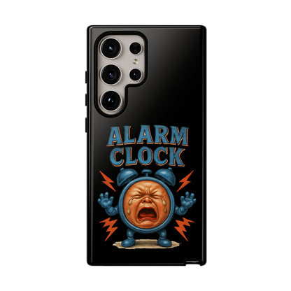 Phone Case — "Alarm Clock" Retro Screaming Clock Protective Cover