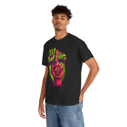 Lil’ Wing – Happy Middle Finger Monster Tee
