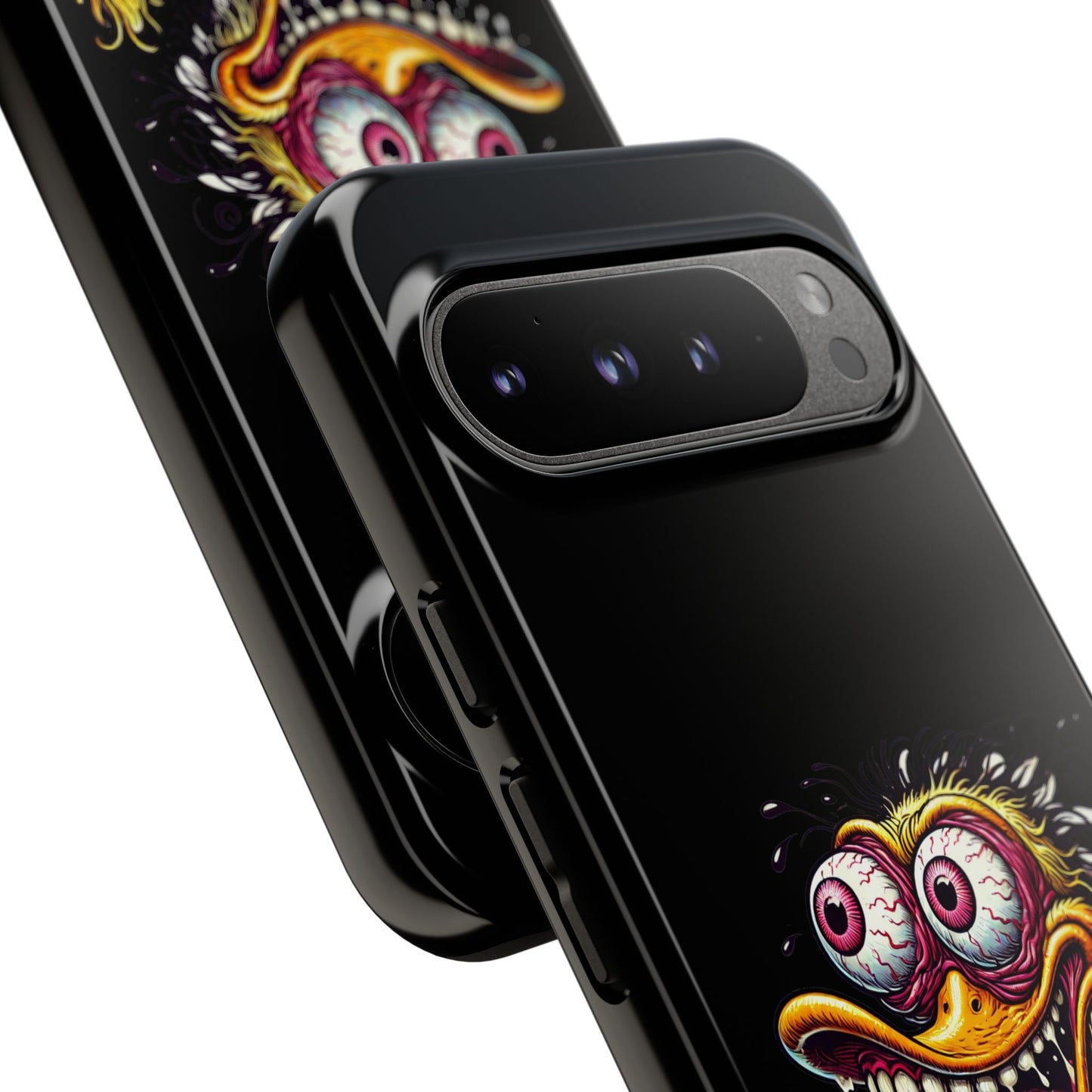 Duck Monster Phone Case — Crazy Cartoon Eye Duck Shock Design Tough Case