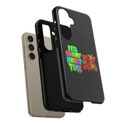 Phone Case — "It's Gummy Nummy Time" Colorful Gummy Bear Protective Case