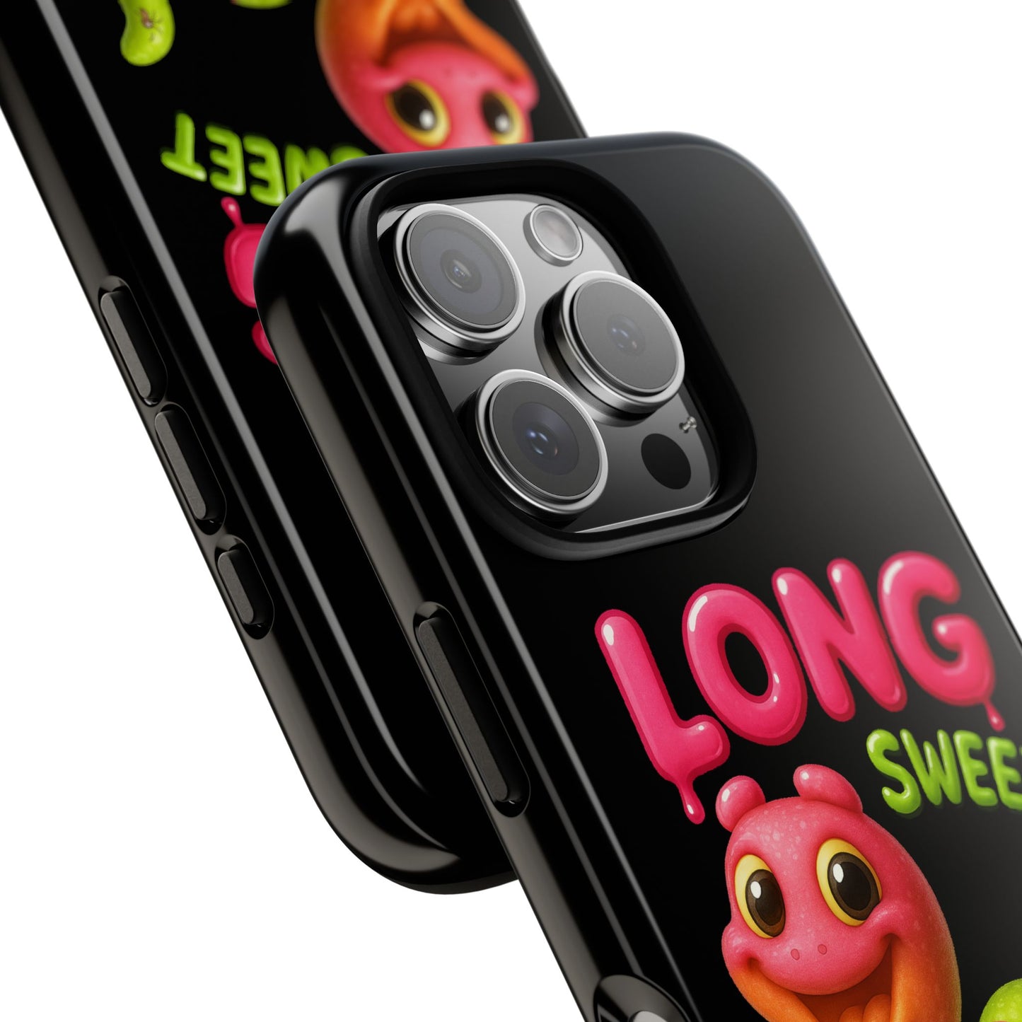Phone Case — "Long Sweet Sticky" Cute Candy Snake Protective Case