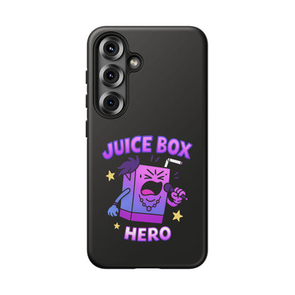 Phone Case — 'Juice Box Hero' Cute Cartoon Protective Cover