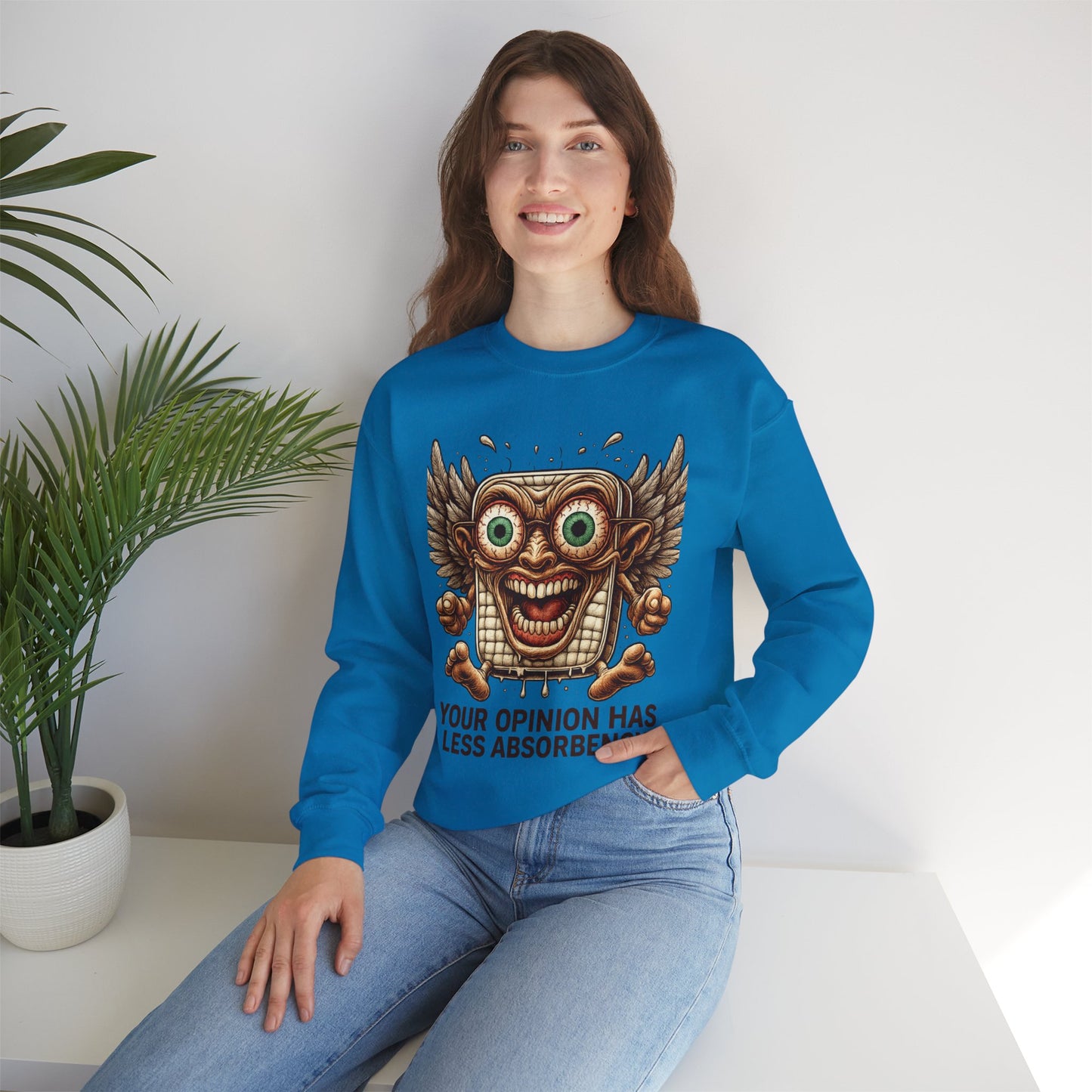Your Opinion Has Less Absorbency – Flying Maxipad Sweatshirt