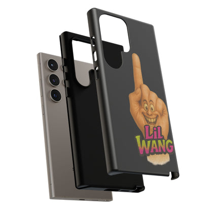 Phone Case — 'Lil Wang' Humorous Middle Finger Character Protective Cover