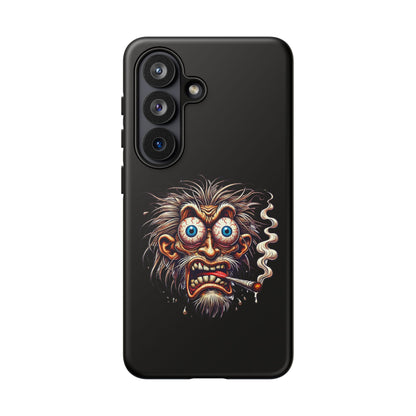 Phone Case — Wild Cartoon Monster Smoking Design