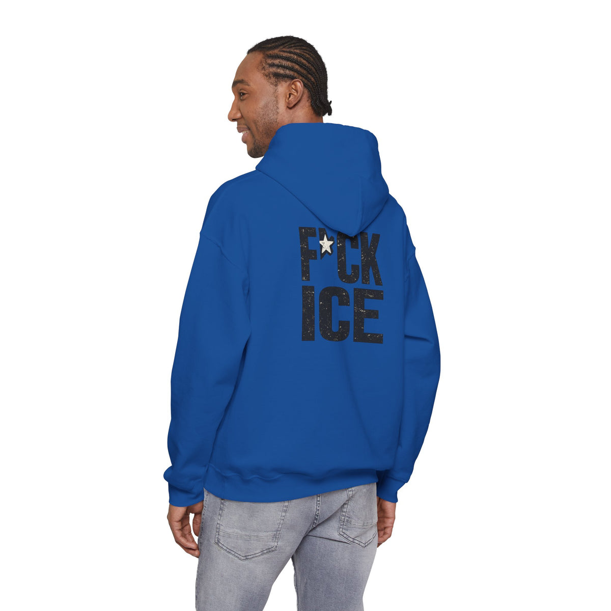 Graphic Hoodie — "F*ck ICE" Protest Pullover