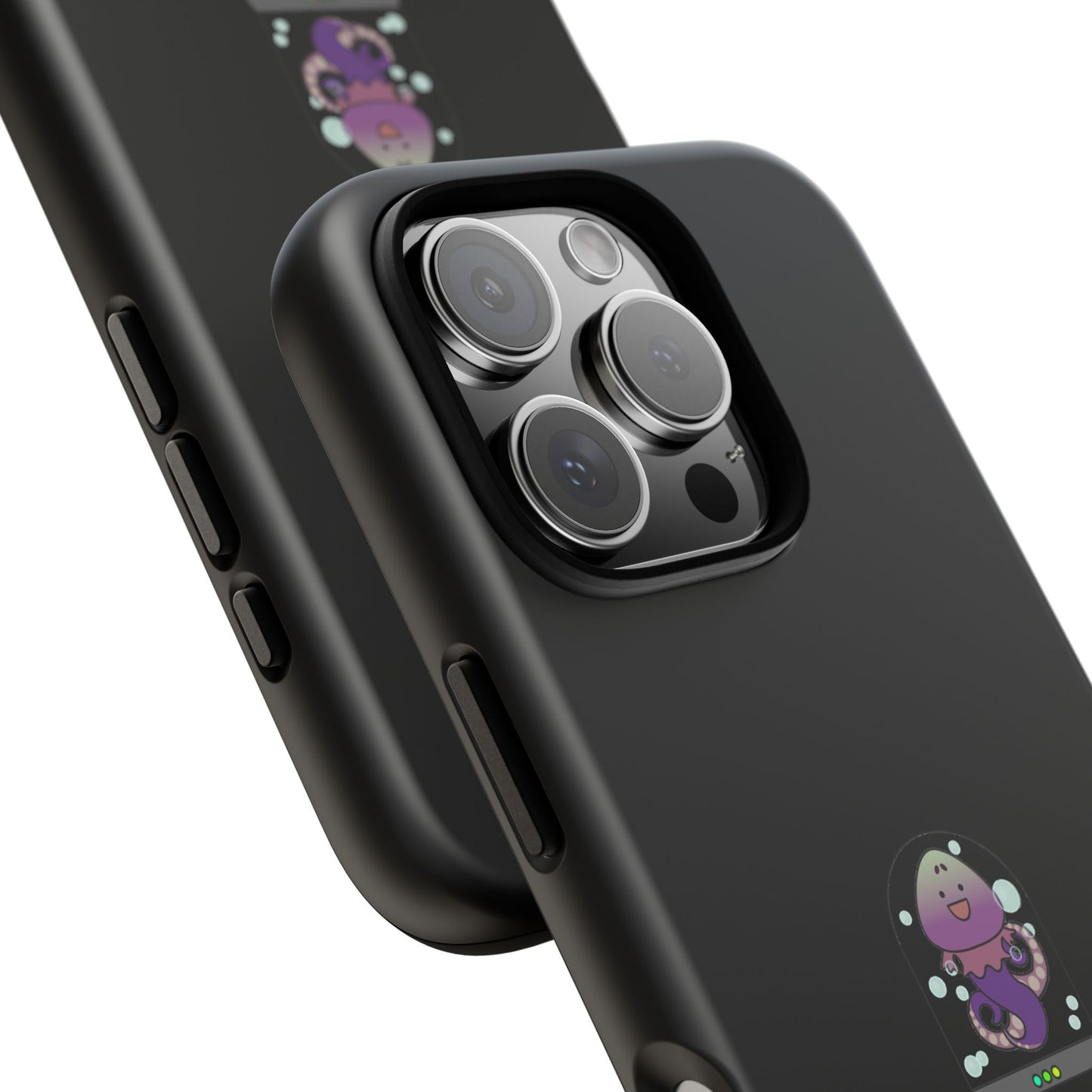 Phone Case — 'Got Protection?' Cute Purple Alien Anti-Shock Protective Cover