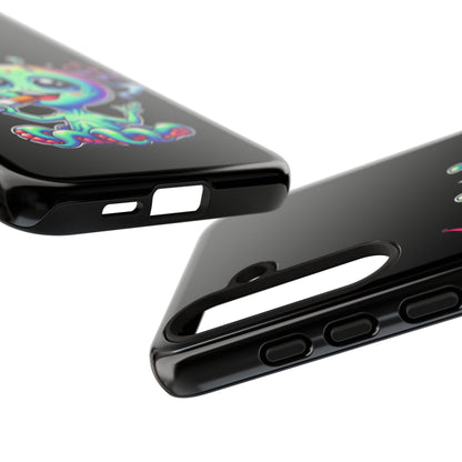 Alien Smoking Rainbow Joint Phone Case — Cute Psychedelic Cannabis iPhone Cover