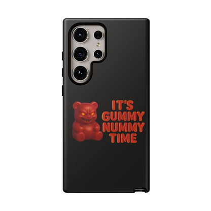 Phone Case — "It's Gummy Nummy Time" Red Gummy Bear Protective Case