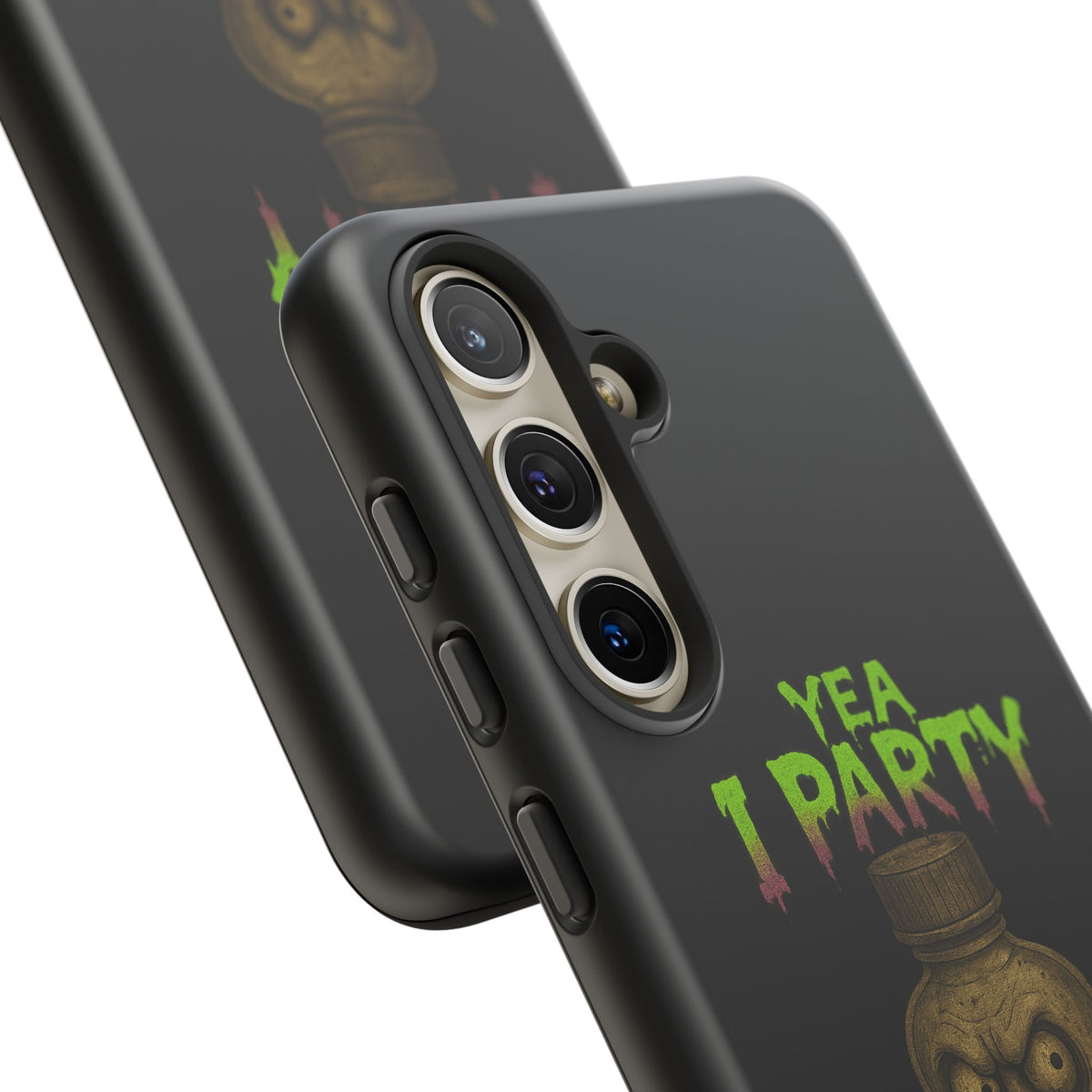 Phone Case — 'Yea I Party' Creepy Baby Bottle Graphic