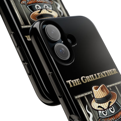 Grillfather Personalized Phone Case — Funny BBQ Smoker Design