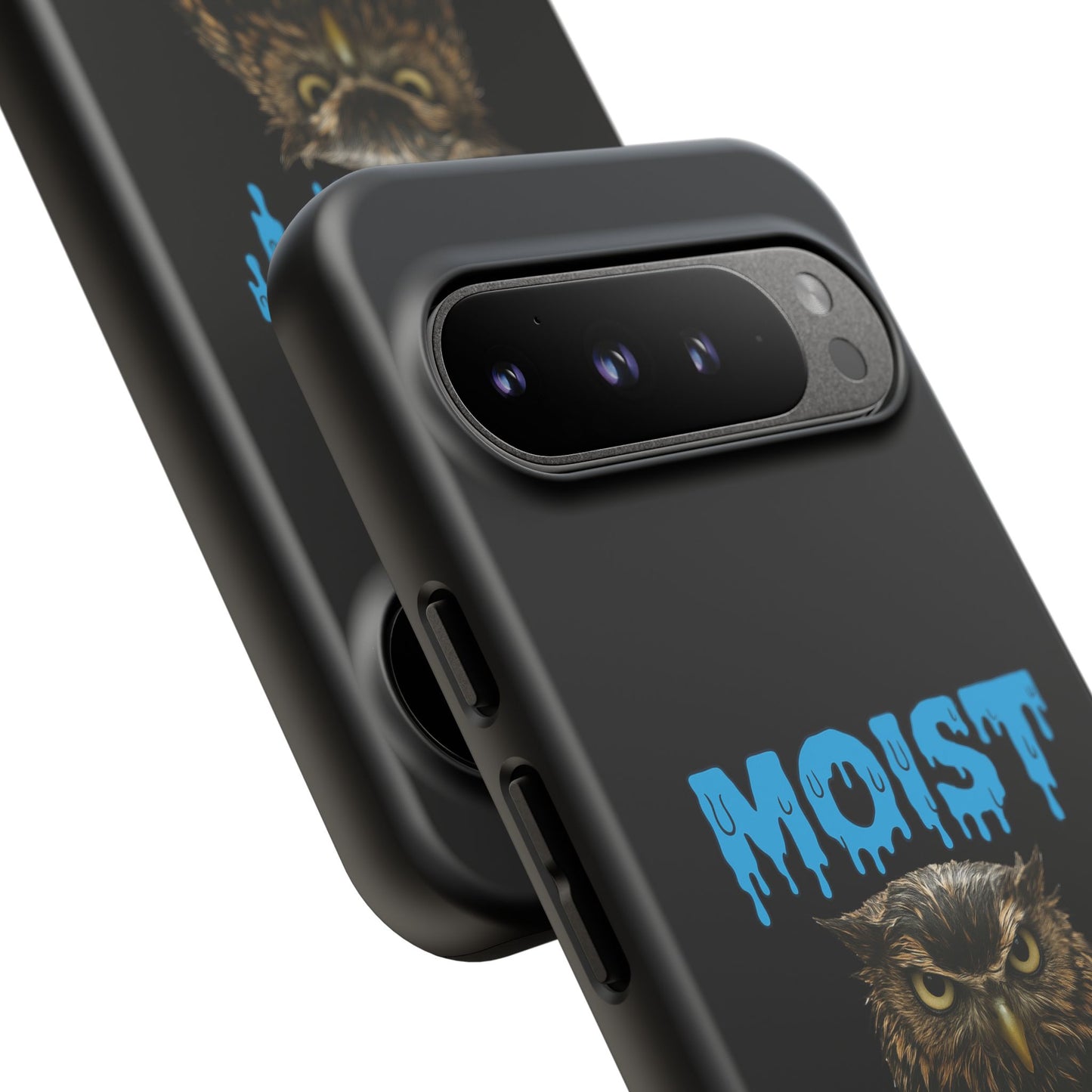Moist Owlette Phone Case — Funny Owl Graphic Protective Case