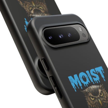 Moist Owlette Phone Case — Funny Owl Graphic Protective Case