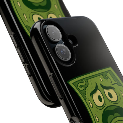 Phone Case — Funny Traumatized Dollar Bill Design ("I'm not dirty, I'm just traumatized")