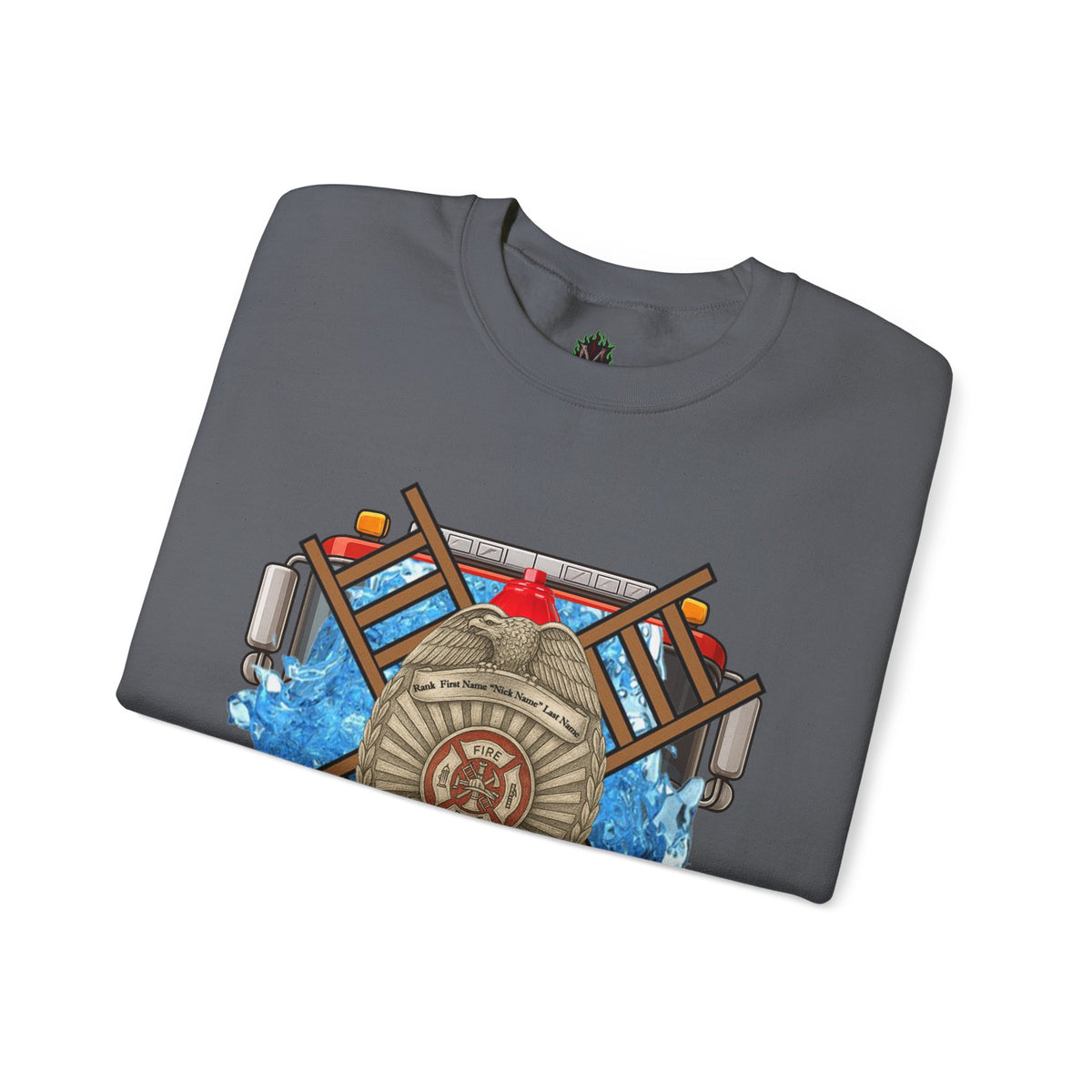 Firefighter by Trade Protector by Choice Crewneck Sweatshirt