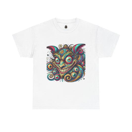 "Psychedelic Cheshire Cat" Trippy Art T-Shirt