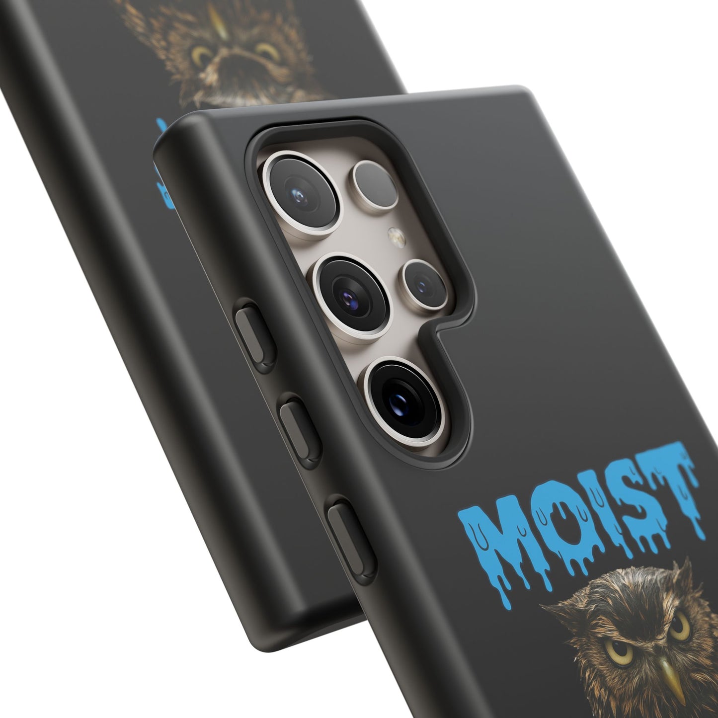 Moist Owlette Phone Case — Funny Owl Graphic Protective Case
