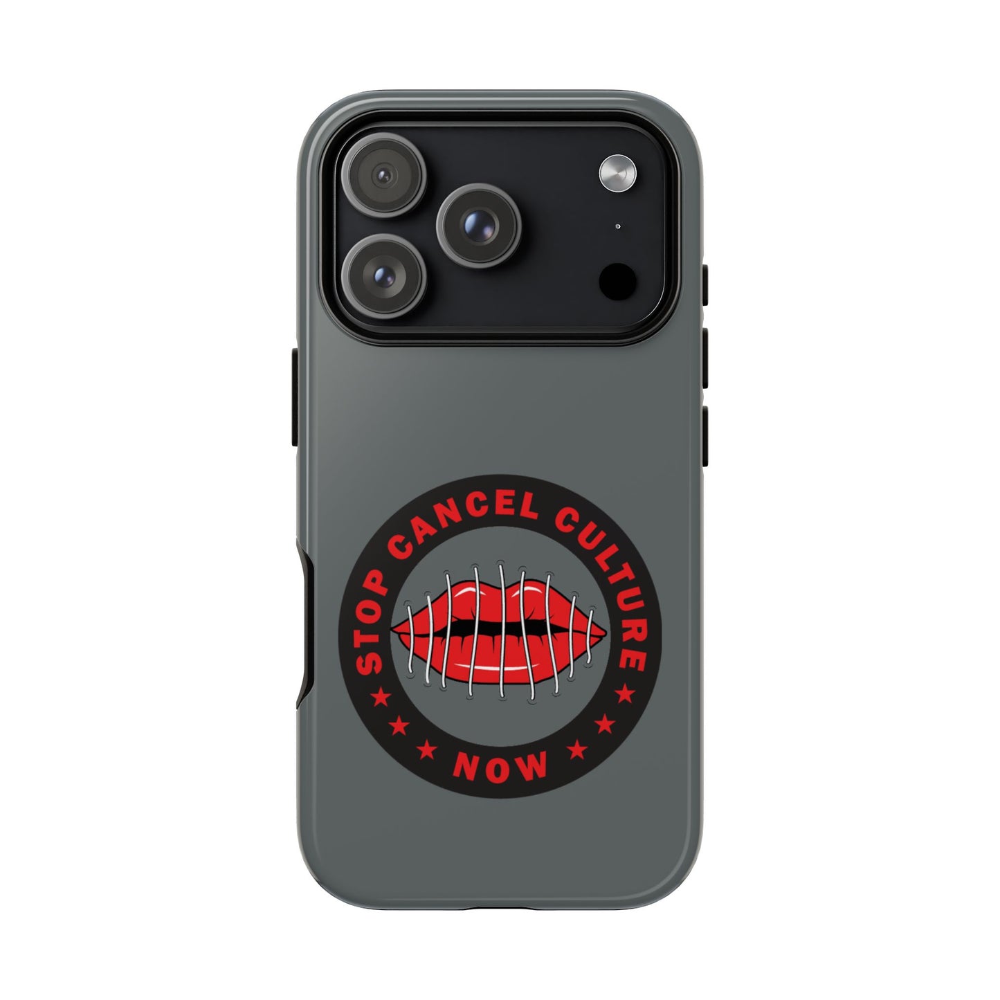 Phone Case — "Stop Cancel Culture Now" Graphic Tough Protective Case