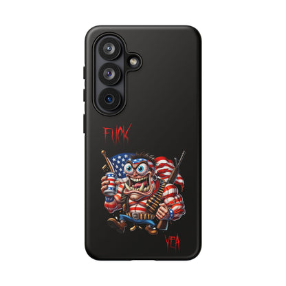 Patriotic Madman Phone Case — 'Funk Yea' USA Flag Tough Case