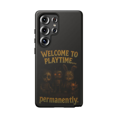 Phone Case — "Welcome to Playtime... Permanently." Horror Game Character Protective Case