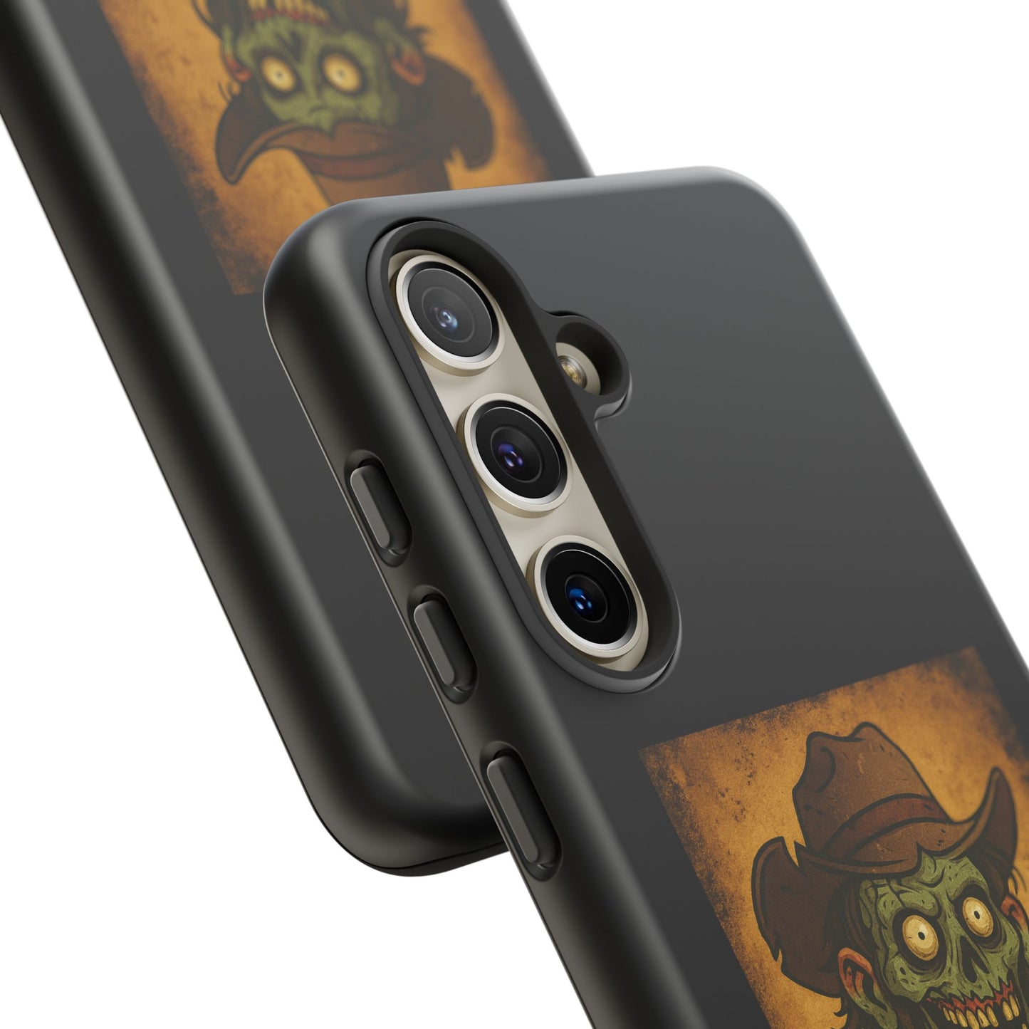 Zombie Cowboy Phone Case — "Ain't No Grave Gonna Hold This Yeehaw" Protective iPhone Cover