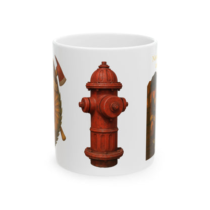 Not All Heroes Stand Tall – Firefighter PTSD Awareness Mug