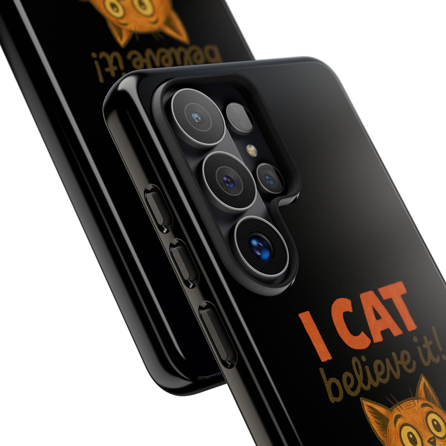 Phone Case — "I Cat Believe It!" Funny Orange Cat Protective Case