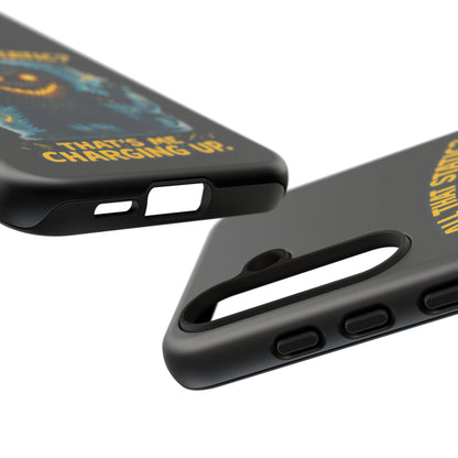 Phone Case — 'All That Static? That's Me Charging Up' Cute Monster Protective Case